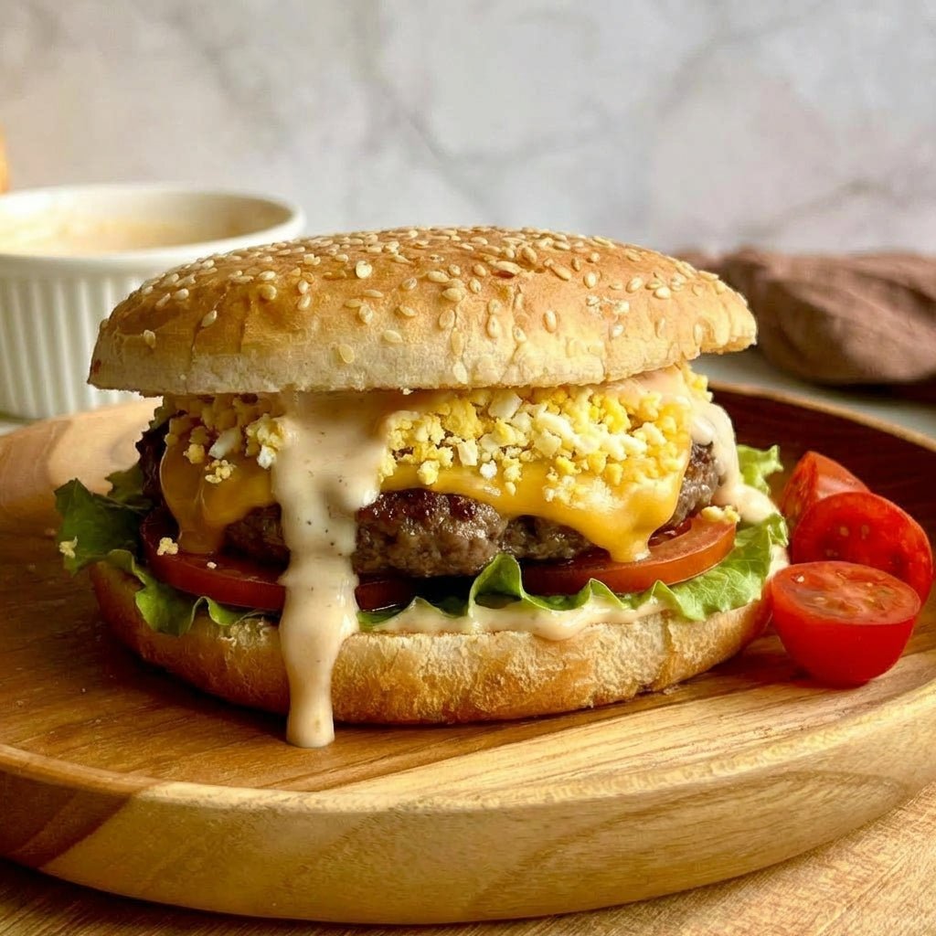 Burger s vajíčkom - ONVIA