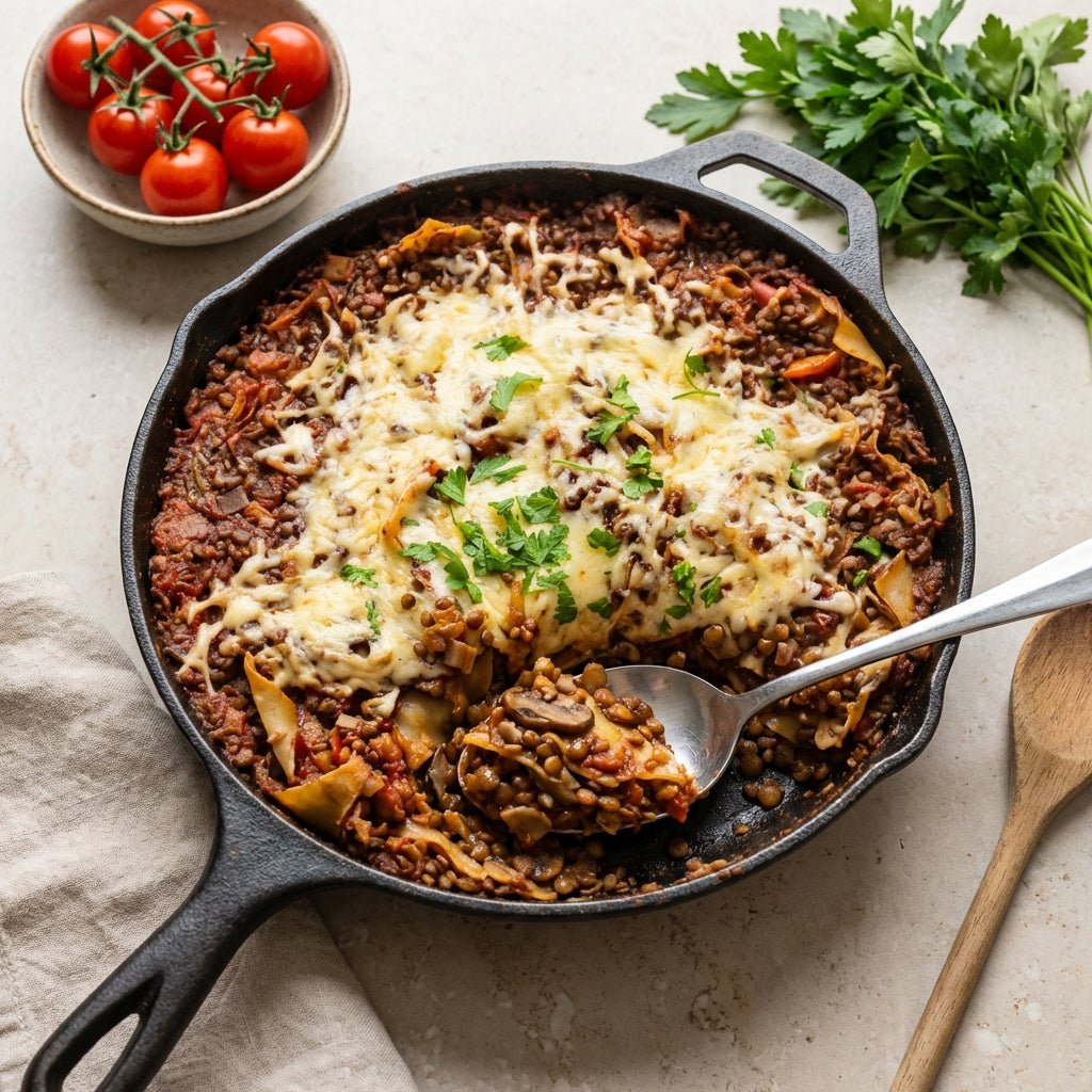 Vegie lasagne z jednej panvice - ONVIA