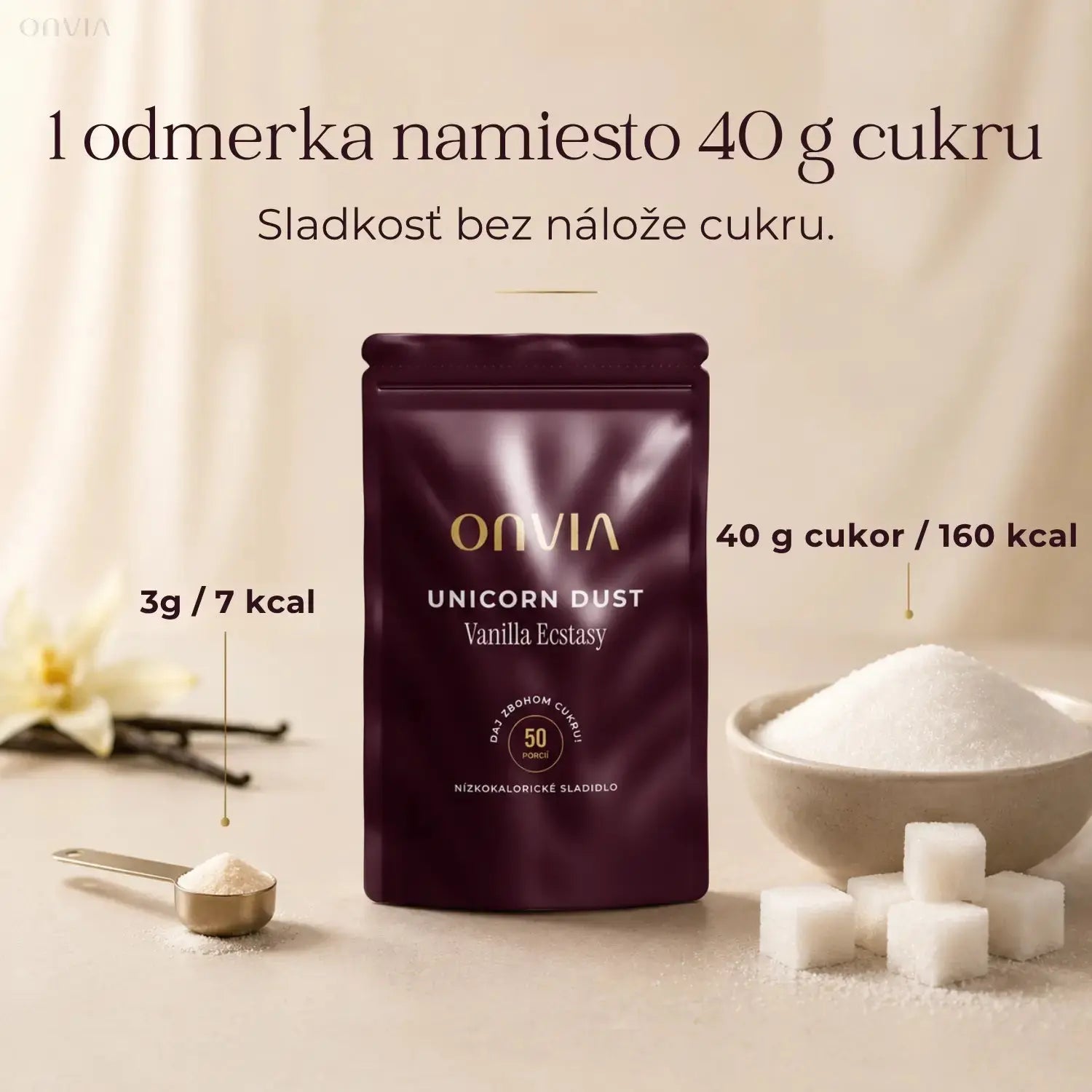 Nízkokalorické sladidlo Unicorn Dust - ONVIA