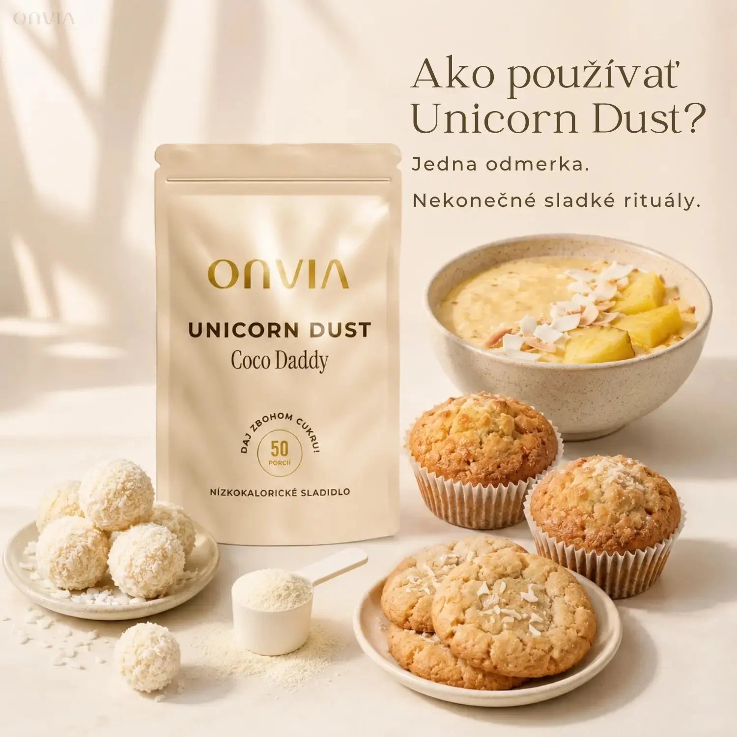 Nízkokalorické sladidlo Unicorn Dust - ONVIA