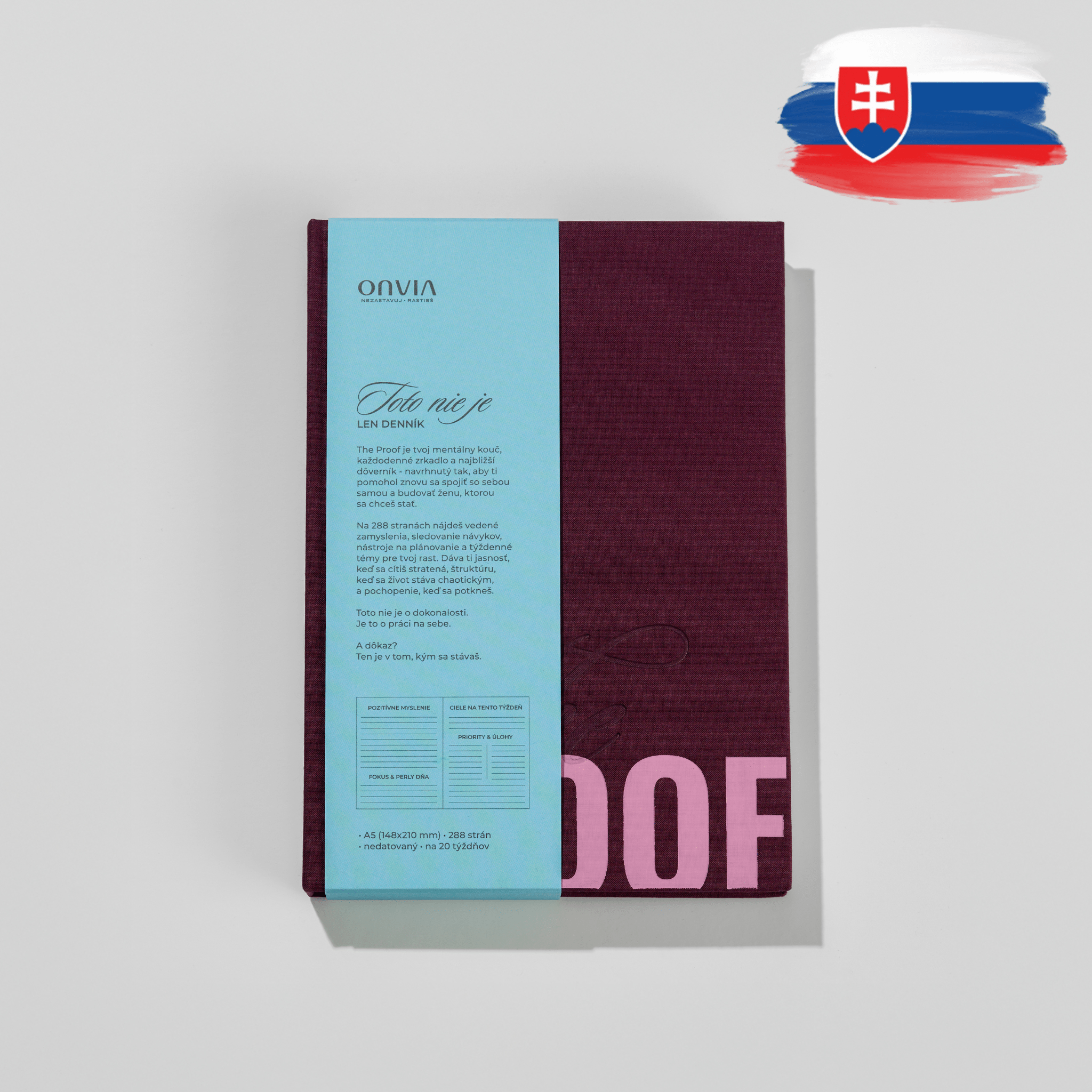 Vedený denník “The Proof” SK/CZ - ONVIA