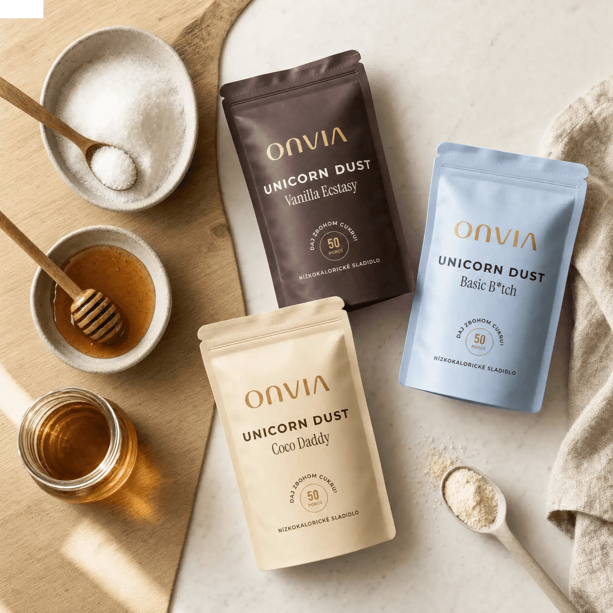 Cukor, med a agáve nie sú bez kalórií: Porovnanie s Unicorn Dust - ONVIA