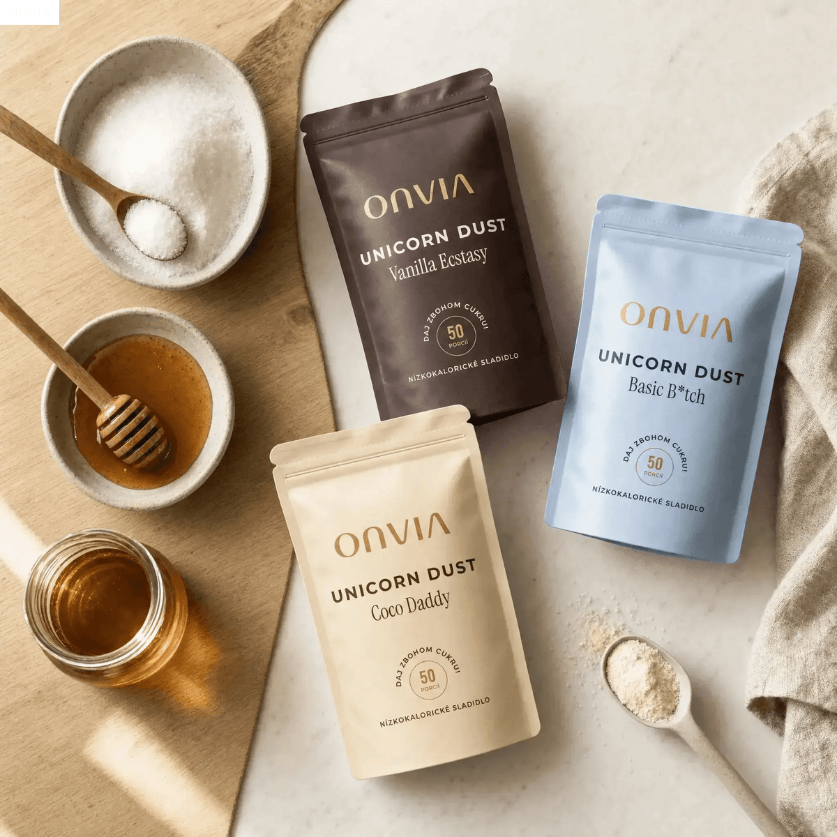 Cukor, med a agáve nie sú bez kalórií: Porovnanie s Unicorn Dust - ONVIA