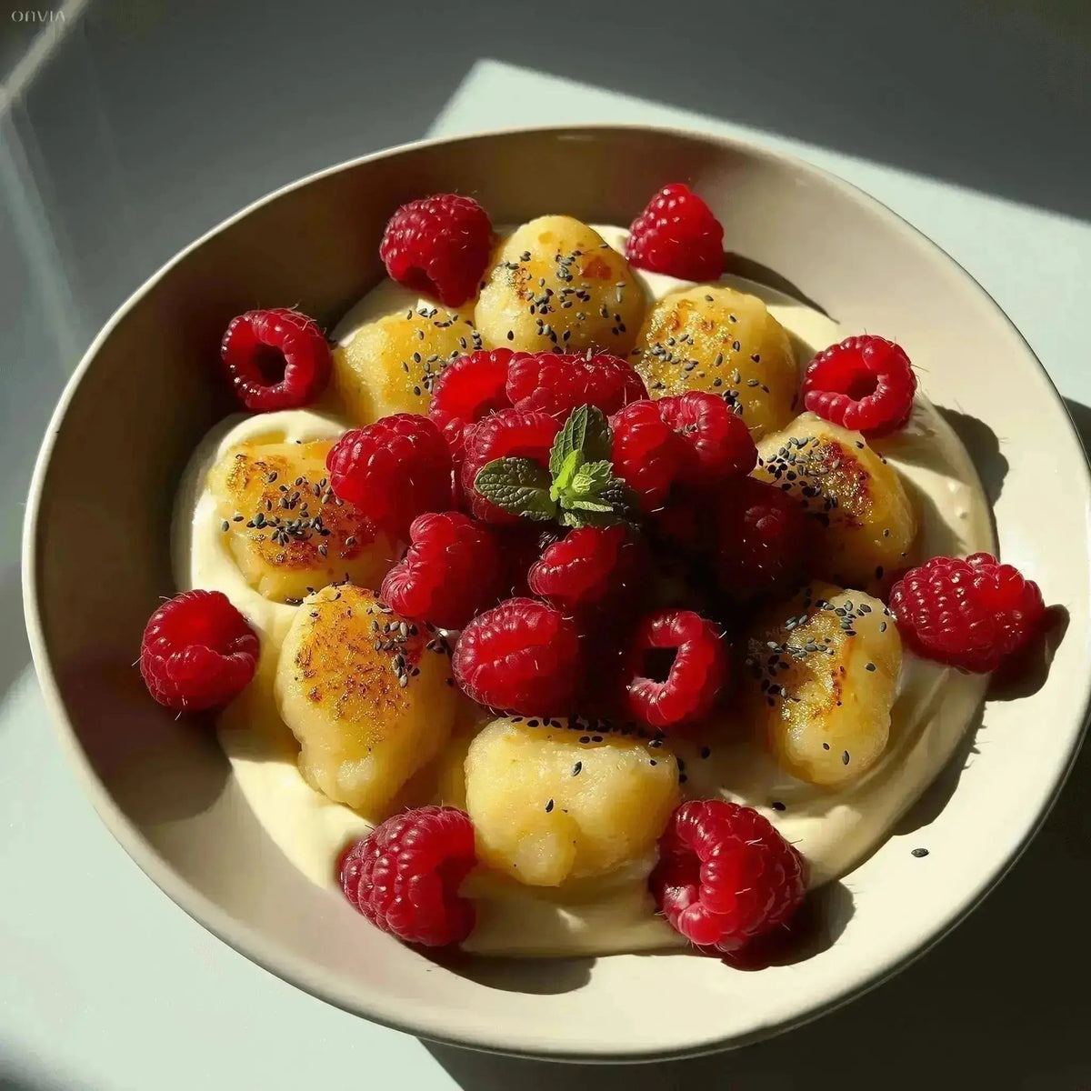 Makové gnocchi s krémom - ONVIA