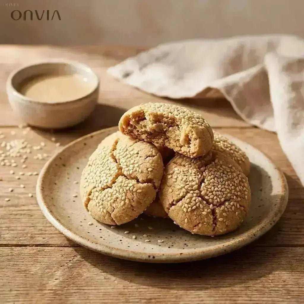 Mandľové sušienky s tahini - ONVIA