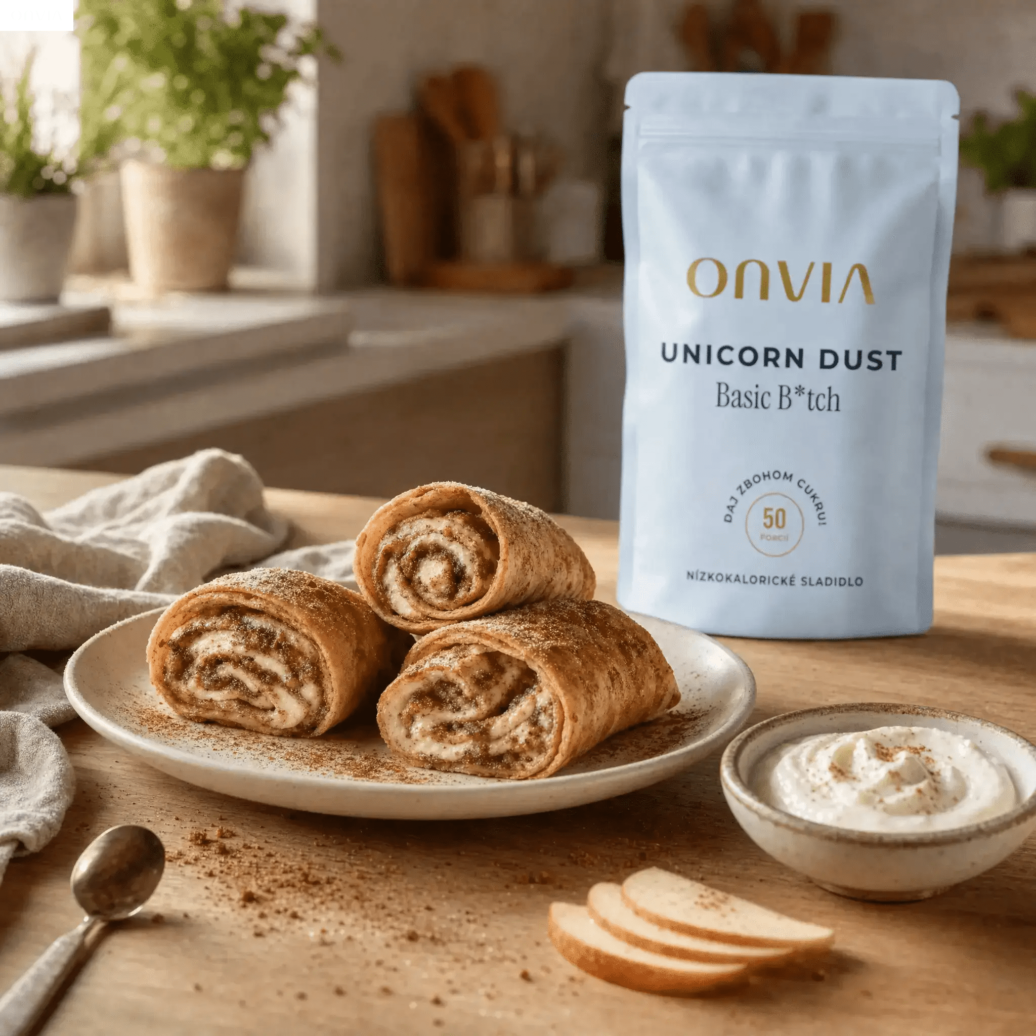 ŠKORICOVÝ WRAP „CINNAMON BUN“ - ONVIA