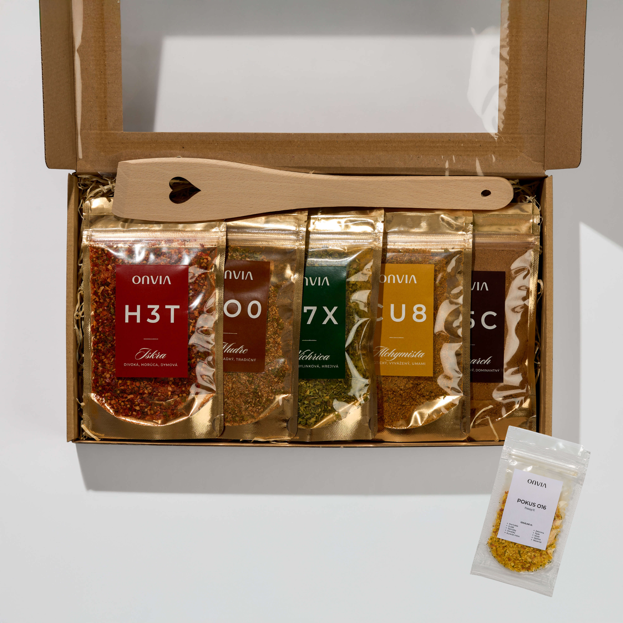 Kolekcia 5 gurmánskych korenín + darček