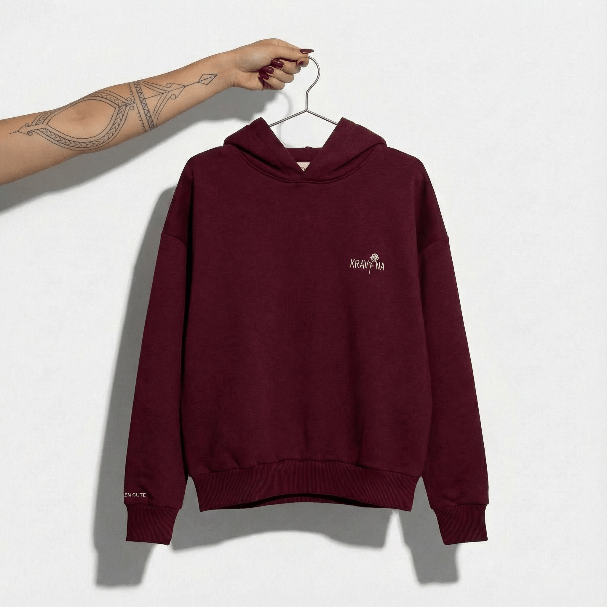 Mikina s kapucňou "KRAVINA" - ONVIA
