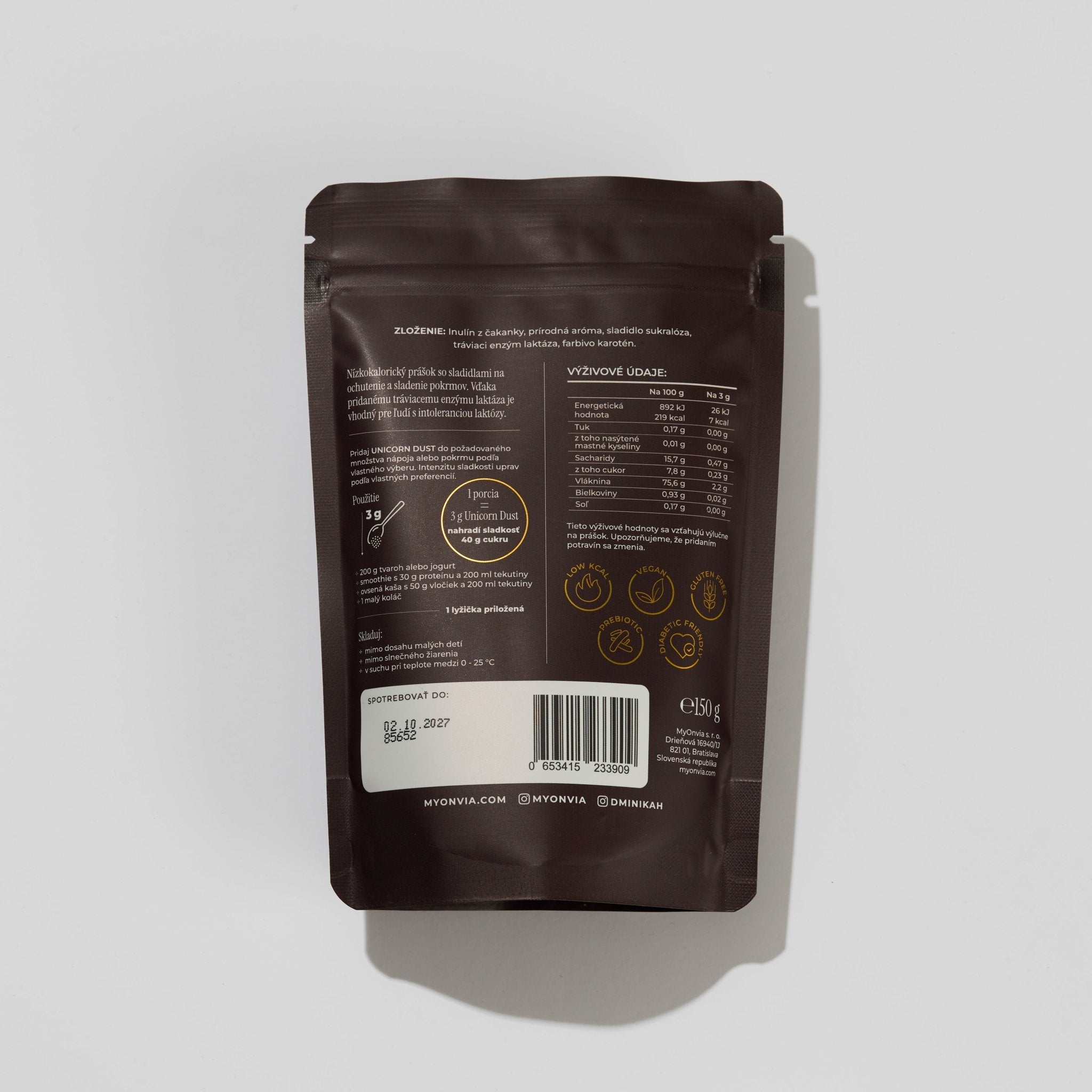 Nízkokalorické sladidlo Unicorn Dust - ONVIA