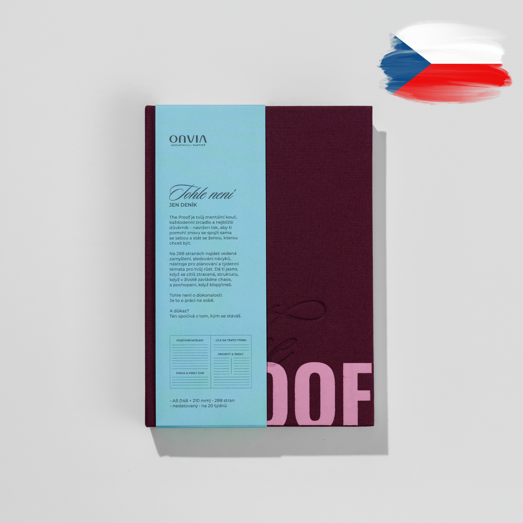 Vedený denník “The Proof” SK/CZ - ONVIA